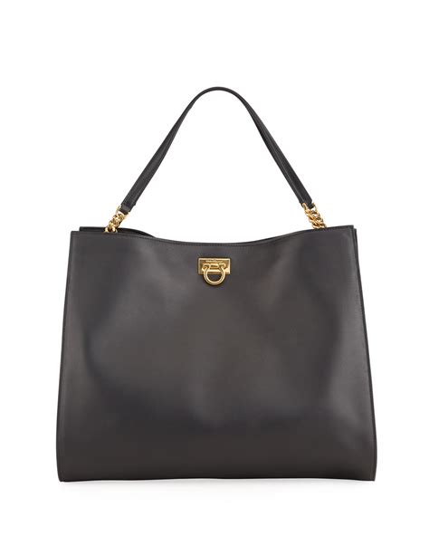 ferragamo trifolio tote bag